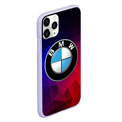 Чехол iPhone 11 Pro матовый BMW NEON, цвет: 3D-светло-сиреневый — фото 2