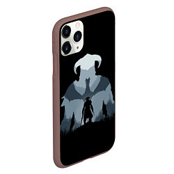 Чехол iPhone 11 Pro матовый THE ELDER SCROLLS, цвет: 3D-коричневый — фото 2