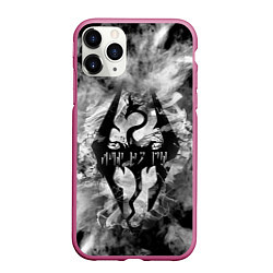 Чехол iPhone 11 Pro матовый THE ELDER SCROLLS, цвет: 3D-малиновый