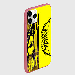 Чехол iPhone 11 Pro матовый Пошлая Молли, цвет: 3D-малиновый — фото 2