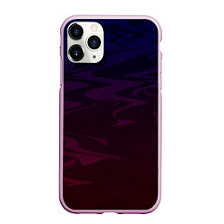 Чехол iPhone 11 Pro матовый Абстракция, цвет: 3D-розовый