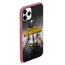 Чехол iPhone 11 Pro матовый PUBG, цвет: 3D-малиновый — фото 2