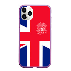 Чехол iPhone 11 Pro матовый Queen, цвет: 3D-фиолетовый