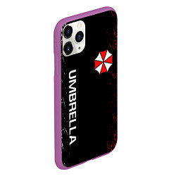 Чехол iPhone 11 Pro матовый RESIDENT EVIL UMBRELLA, цвет: 3D-фиолетовый — фото 2