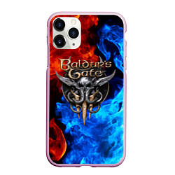 Чехол iPhone 11 Pro матовый BALDURS GATE, цвет: 3D-розовый