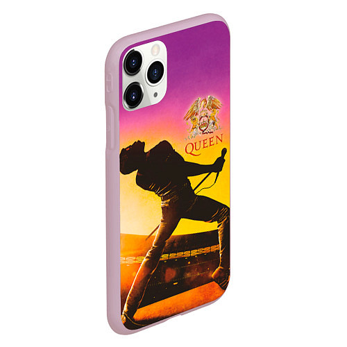 Чехол iPhone 11 Pro матовый Queen / 3D-Розовый – фото 2