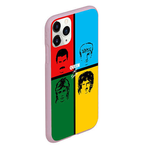 Чехол iPhone 11 Pro матовый Queen / 3D-Розовый – фото 2