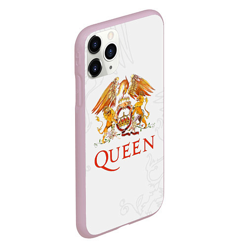 Чехол iPhone 11 Pro матовый Queen / 3D-Розовый – фото 2