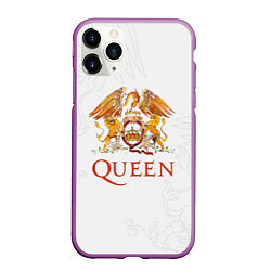 Чехол iPhone 11 Pro матовый Queen, цвет: 3D-фиолетовый