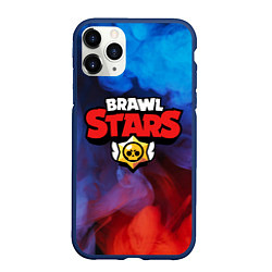 Чехол iPhone 11 Pro матовый BRAWL STARS, цвет: 3D-тёмно-синий