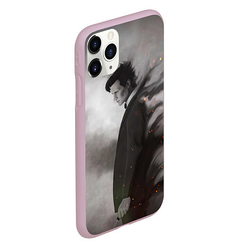 Чехол iPhone 11 Pro матовый DOCTOR WHO / 3D-Розовый – фото 2