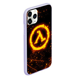 Чехол iPhone 11 Pro матовый HALF-LIFE, цвет: 3D-светло-сиреневый — фото 2