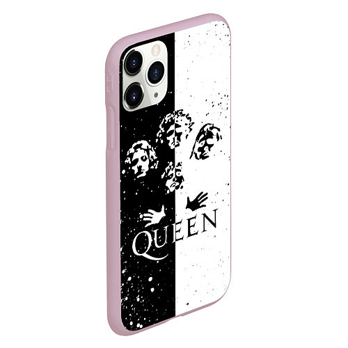 Чехол iPhone 11 Pro матовый QUEEN / 3D-Розовый – фото 2