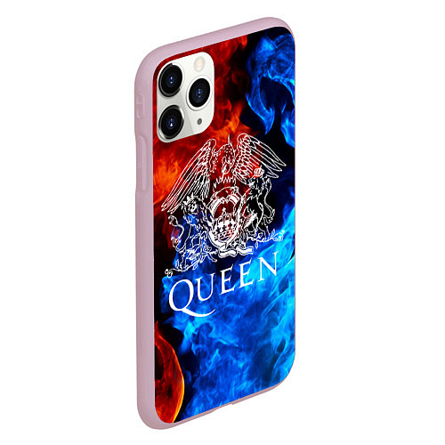 Чехол iPhone 11 Pro матовый QUEEN / 3D-Розовый – фото 2