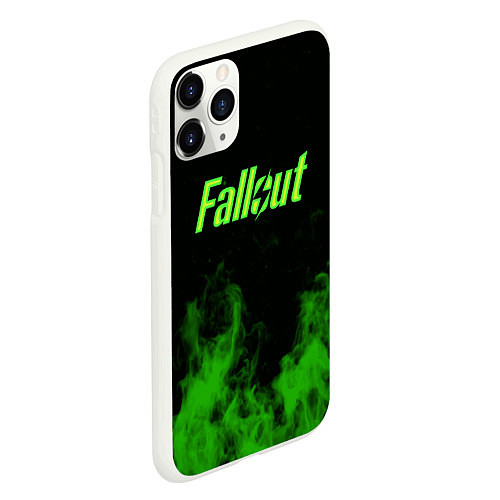 Чехол iPhone 11 Pro матовый FALLOUT / 3D-Белый – фото 2
