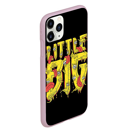 Чехол iPhone 11 Pro матовый Little Big / 3D-Розовый – фото 2