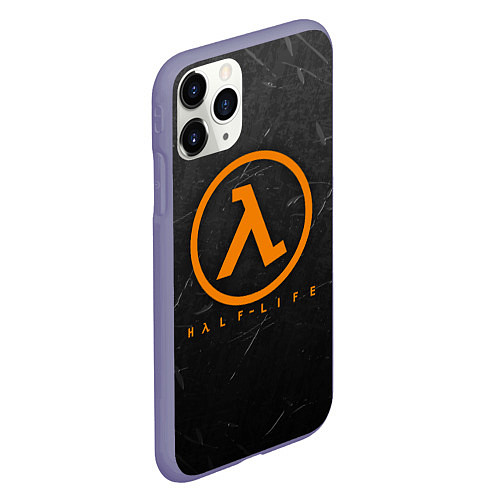 Чехол iPhone 11 Pro матовый HALF - LIFE / 3D-Серый – фото 2