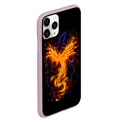 Чехол iPhone 11 Pro матовый Phoenix / 3D-Розовый – фото 2