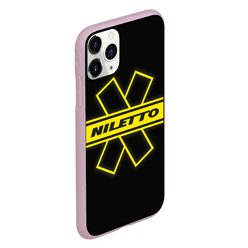 Чехол iPhone 11 Pro матовый NILETTO / 3D-Розовый – фото 2