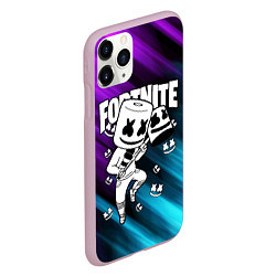 Чехол iPhone 11 Pro матовый FORTNITE X MARSHMELLO, цвет: 3D-розовый — фото 2