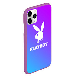 Чехол iPhone 11 Pro матовый PLAYBOY, цвет: 3D-фиолетовый — фото 2