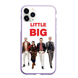 Чехол iPhone 11 Pro матовый Little Big, цвет: 3D-светло-сиреневый