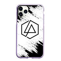 Чехол iPhone 11 Pro матовый LINKIN PARK, цвет: 3D-светло-сиреневый