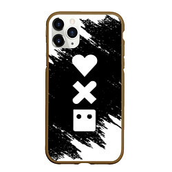 Чехол iPhone 11 Pro матовый LOVE DEATH ROBOTS LDR, цвет: 3D-коричневый