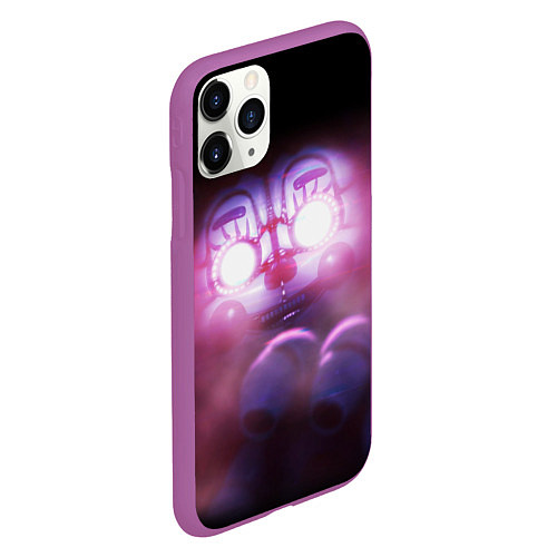 Чехол iPhone 11 Pro матовый Five Nights At Freddy's / 3D-Фиолетовый – фото 2