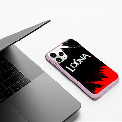 Чехол iPhone 11 Pro матовый Louna, цвет: 3D-розовый — фото 2