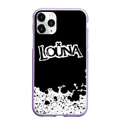 Чехол iPhone 11 Pro матовый Louna, цвет: 3D-светло-сиреневый