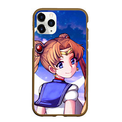 Чехол iPhone 11 Pro матовый SAILOR MOON, цвет: 3D-коричневый