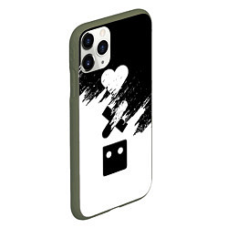 Чехол iPhone 11 Pro матовый LOVE DEATH ROBOTS LDR, цвет: 3D-темно-зеленый — фото 2