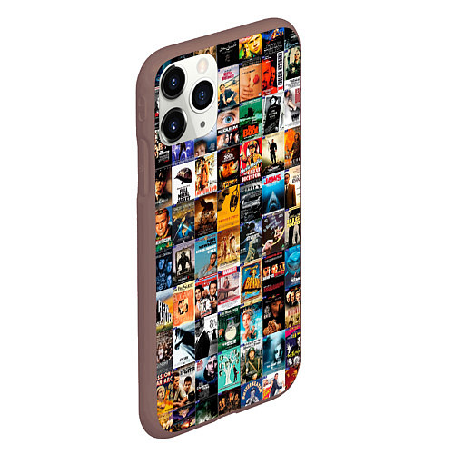 Чехол iPhone 11 Pro матовый Постеры фильмов / 3D-Коричневый – фото 2