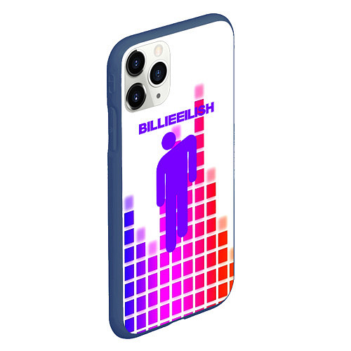 Чехол iPhone 11 Pro матовый BILLIE ELLISH / 3D-Тёмно-синий – фото 2