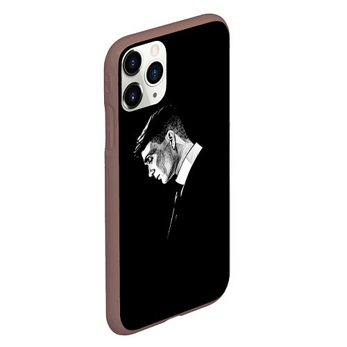 Чехол iPhone 11 Pro матовый Peaky Blinders / 3D-Коричневый – фото 2