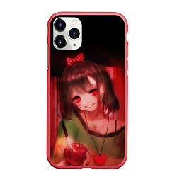 Чехол iPhone 11 Pro матовый UNDERTALE, цвет: 3D-красный