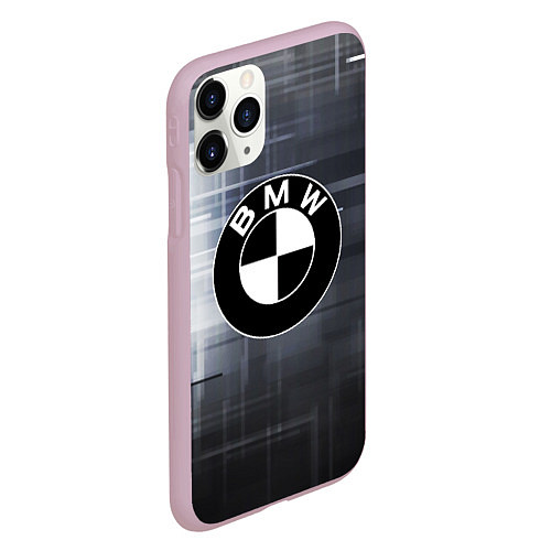 Чехол iPhone 11 Pro матовый BMW / 3D-Розовый – фото 2