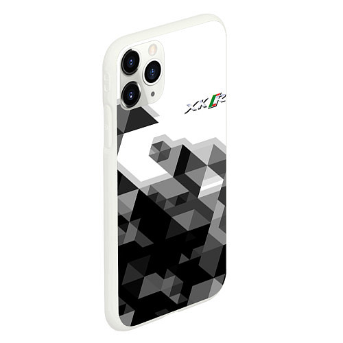 Чехол iPhone 11 Pro матовый Jaguar XKR / 3D-Белый – фото 2
