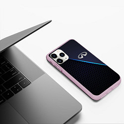 Чехол iPhone 11 Pro матовый Infinity, цвет: 3D-розовый — фото 2