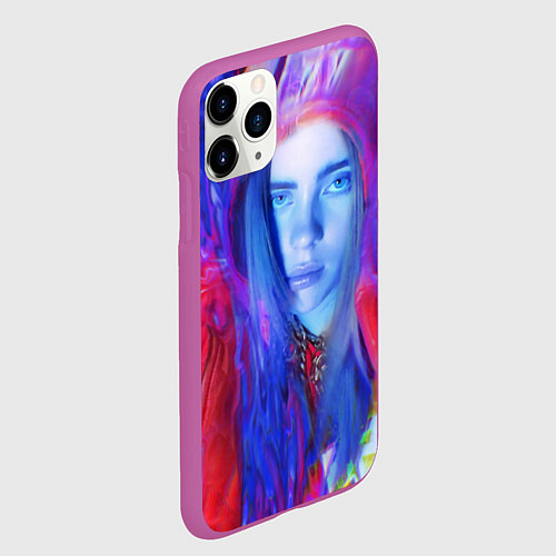 Чехол iPhone 11 Pro матовый Billie Paint Colors / 3D-Фиолетовый – фото 2