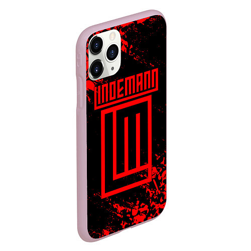 Чехол iPhone 11 Pro матовый LINDEMANN / 3D-Розовый – фото 2