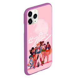Чехол iPhone 11 Pro матовый PINK SAILOR MOON, цвет: 3D-фиолетовый — фото 2