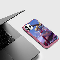 Чехол iPhone 11 Pro матовый СЕЙЛОР МУН, цвет: 3D-малиновый — фото 2