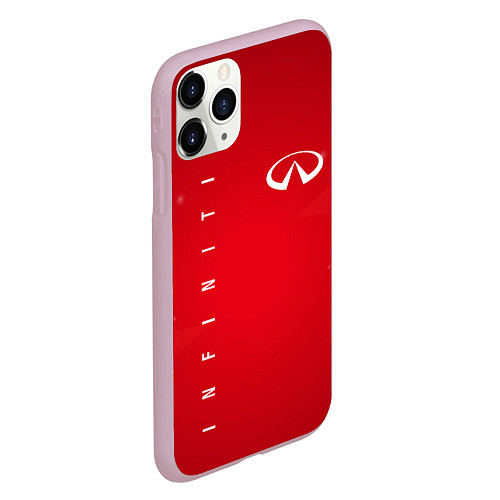 Чехол iPhone 11 Pro матовый Infinity / 3D-Розовый – фото 2