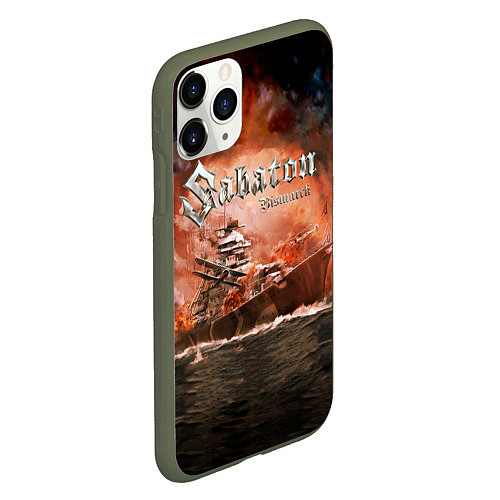 Чехол iPhone 11 Pro матовый Sabaton / 3D-Темно-зеленый – фото 2