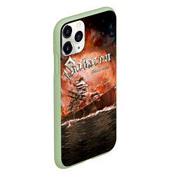 Чехол iPhone 11 Pro матовый Sabaton, цвет: 3D-салатовый — фото 2