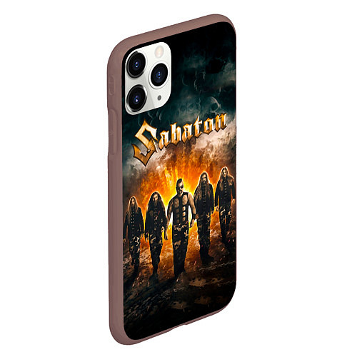 Чехол iPhone 11 Pro матовый Sabaton / 3D-Коричневый – фото 2