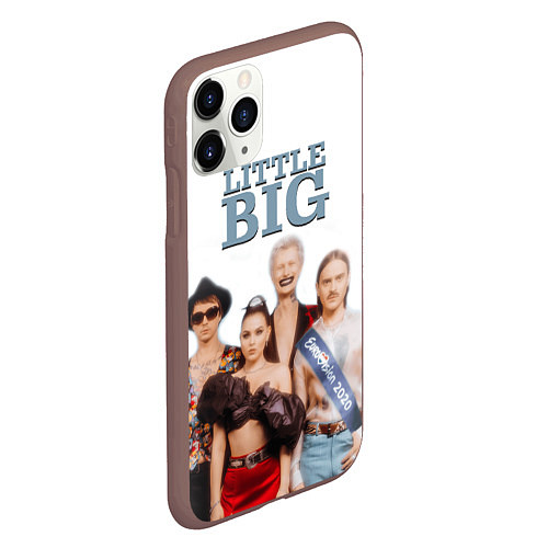 Чехол iPhone 11 Pro матовый Little Big / 3D-Коричневый – фото 2