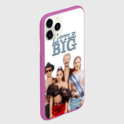 Чехол iPhone 11 Pro матовый Little Big, цвет: 3D-фиолетовый — фото 2